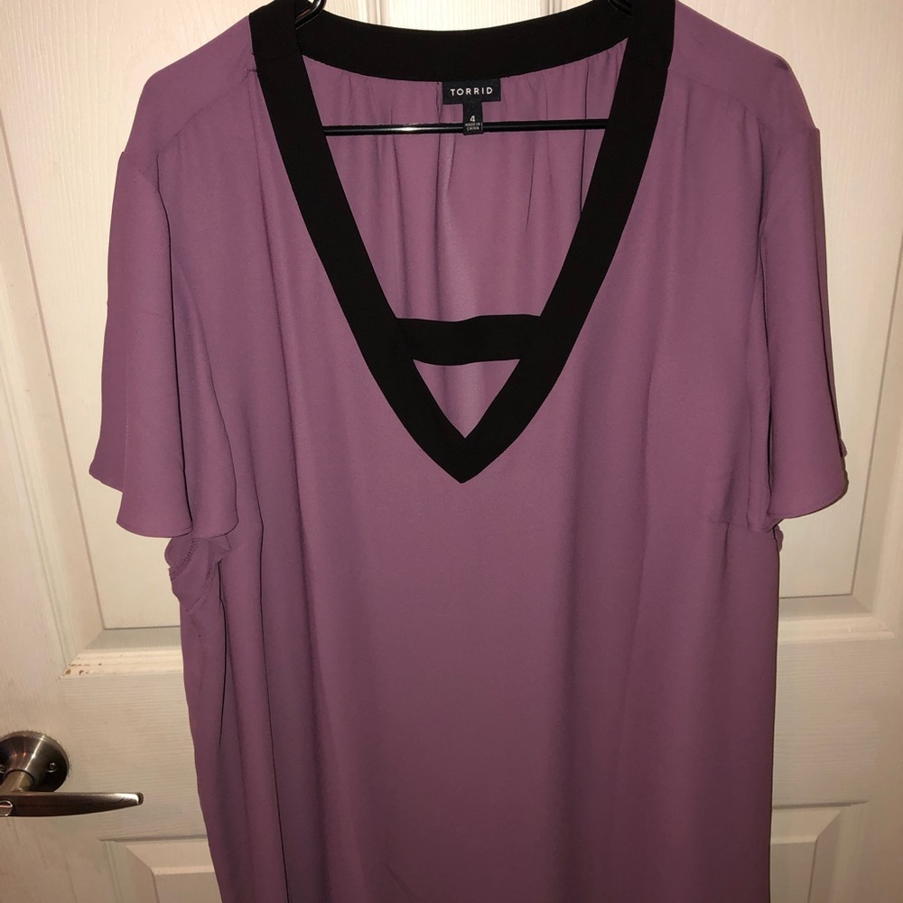Dual Colored Blouse - Picture 1 of 2